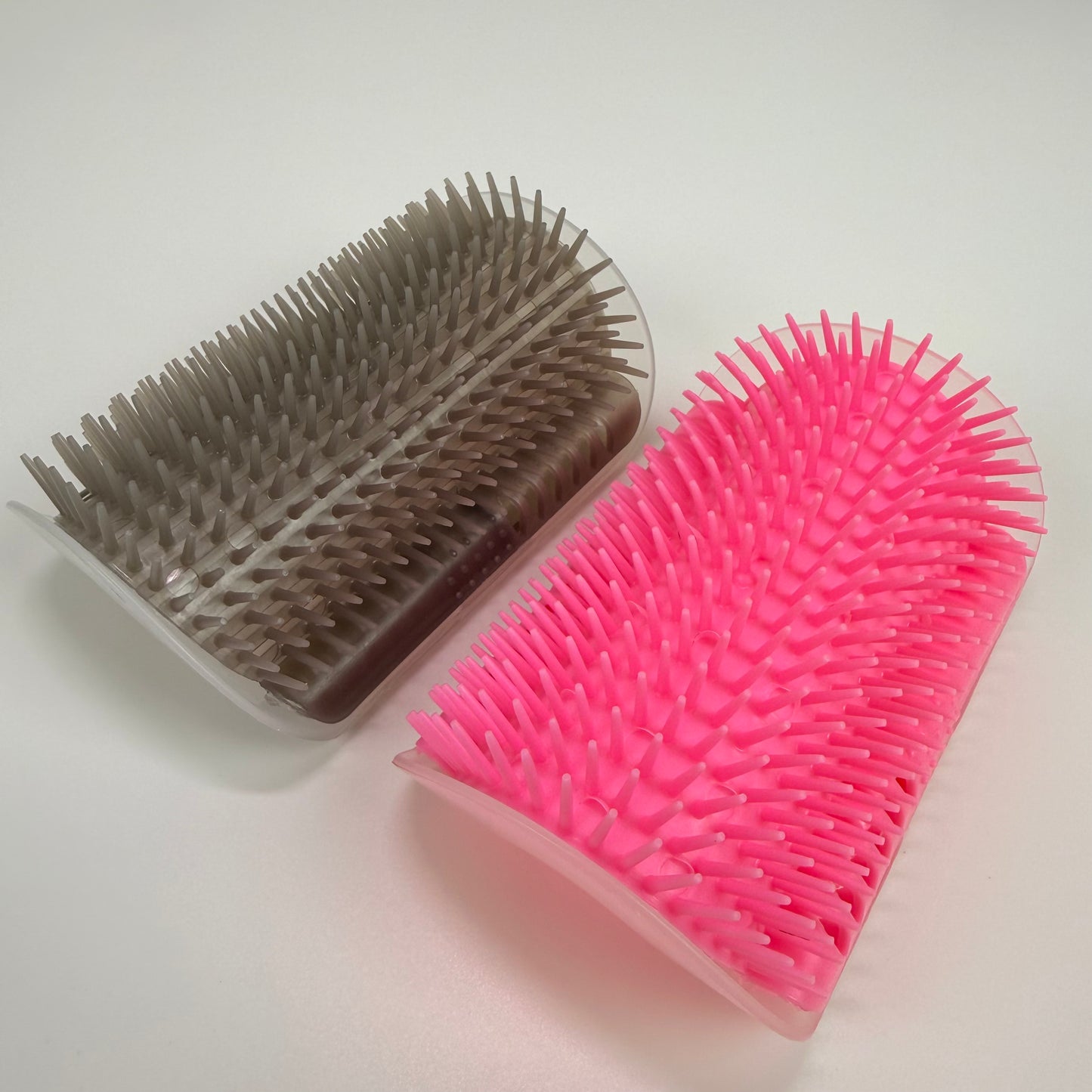 Corner Cat Scratcher – Self Grooming Wall Bristle Brush for Indoor Cats