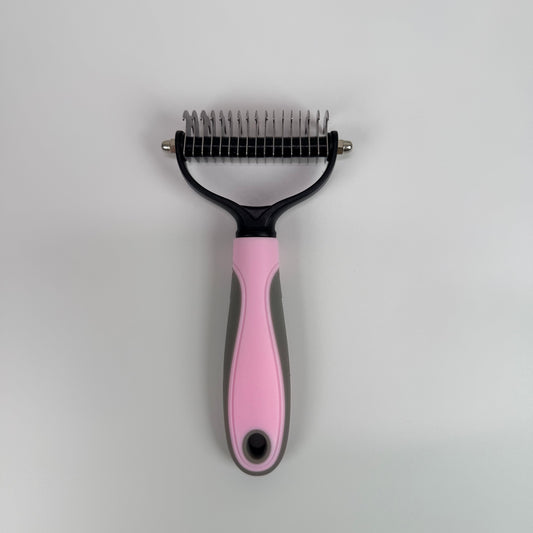 Deshedding Comb – Stainless Steel Pet Grooming Tool to Reduce Shedding