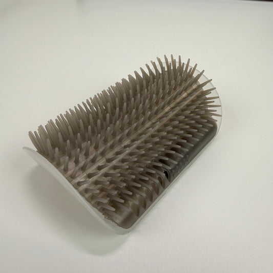 Corner Cat Scratcher – Self Grooming Wall Bristle Brush for Indoor Cats