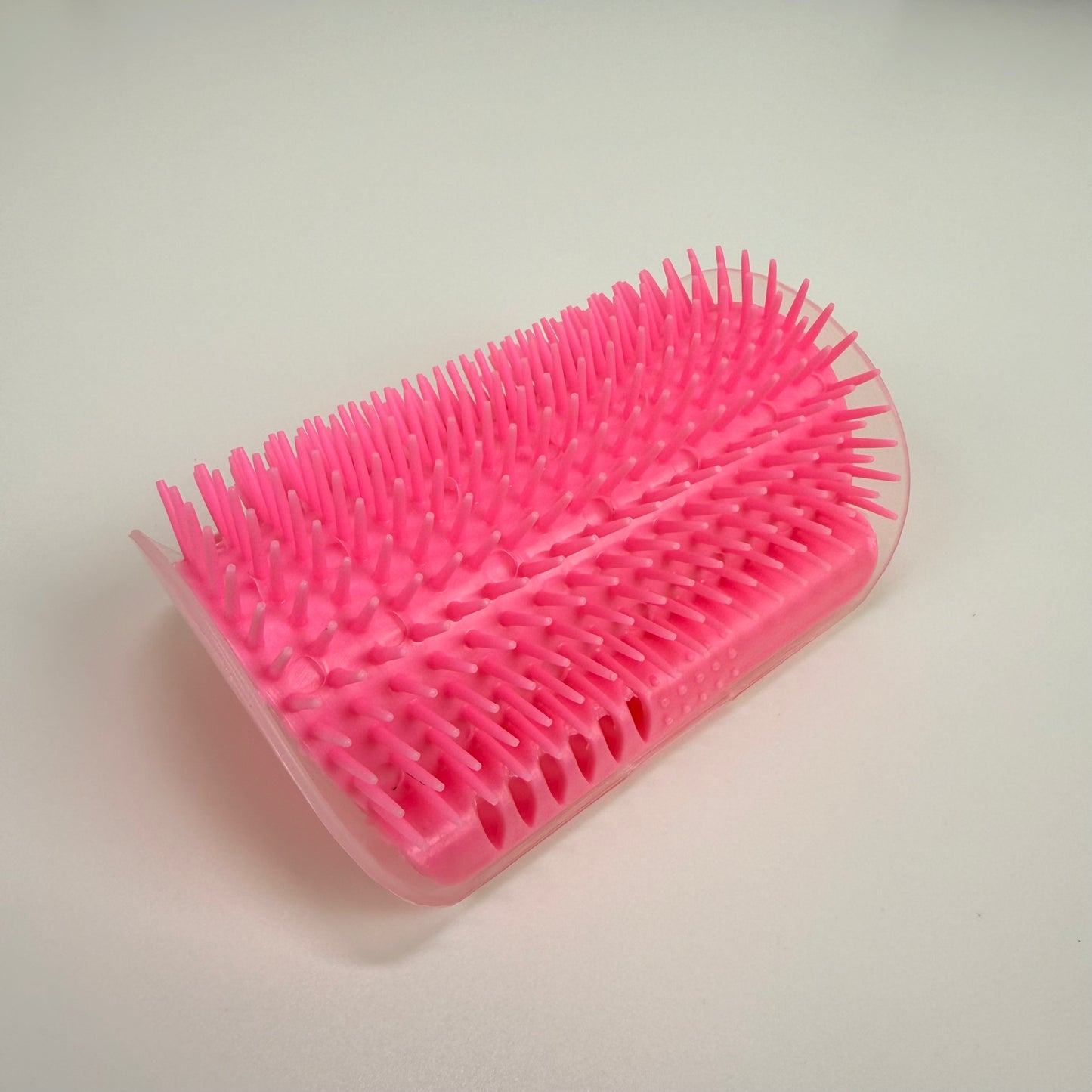 Corner Cat Scratcher – Self Grooming Wall Bristle Brush for Indoor Cats