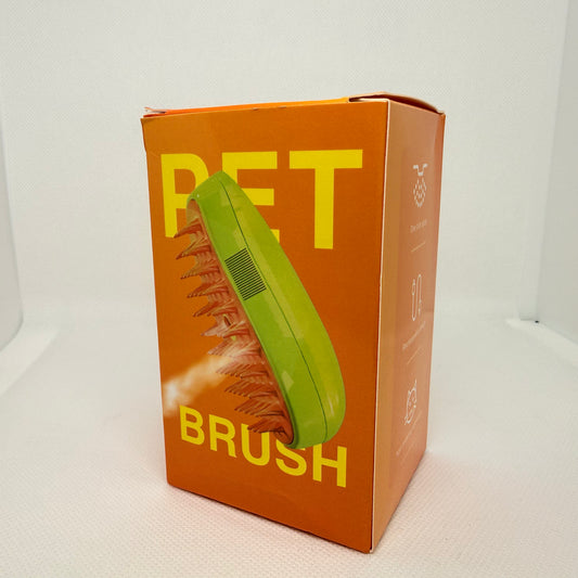 Steamy Brush for Cats – Mist Spray Grooming & Deshedding Tool